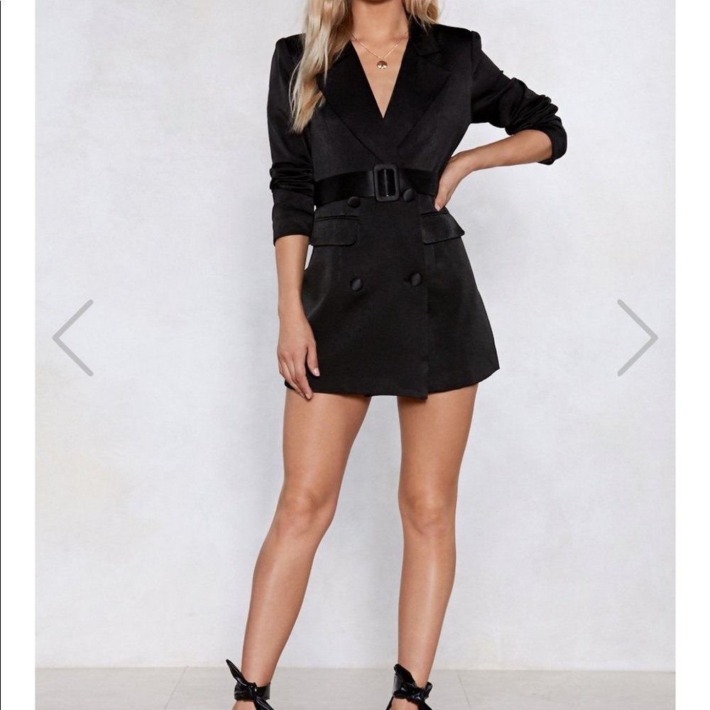 Black blazer dress